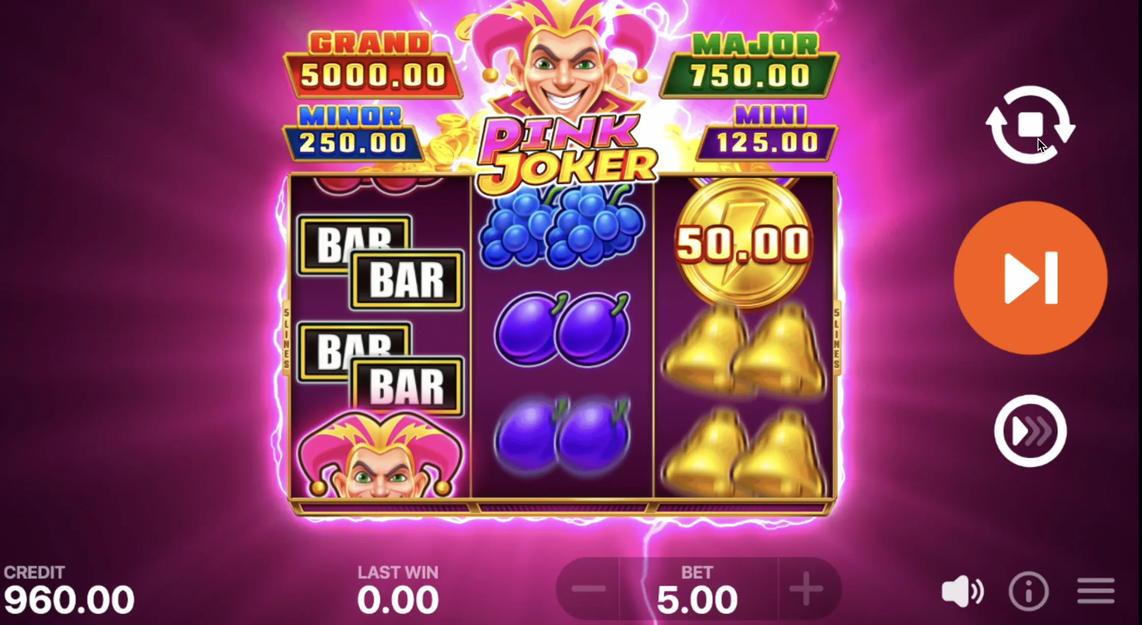 Pink Joker: Hold and Win demo